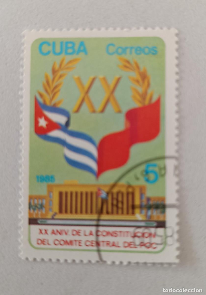 Sellos: Sellos Cuba 1985, III Congreso del Partido Comunista de Cuba. edifil 3136