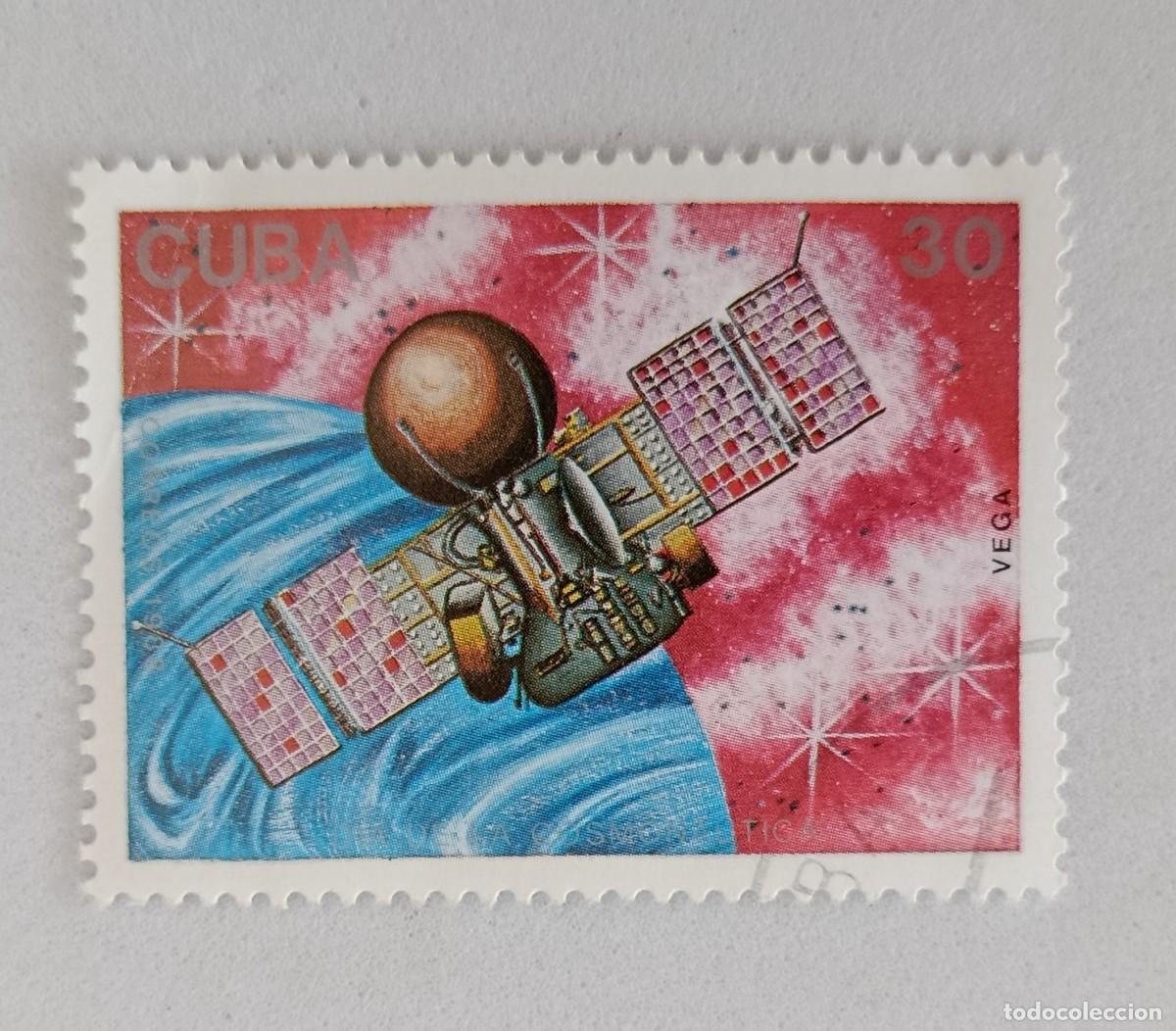Sellos: Sellos Cuba 1988, D&iacute;a de la Cosmon&aacute;utica. edifil 3343