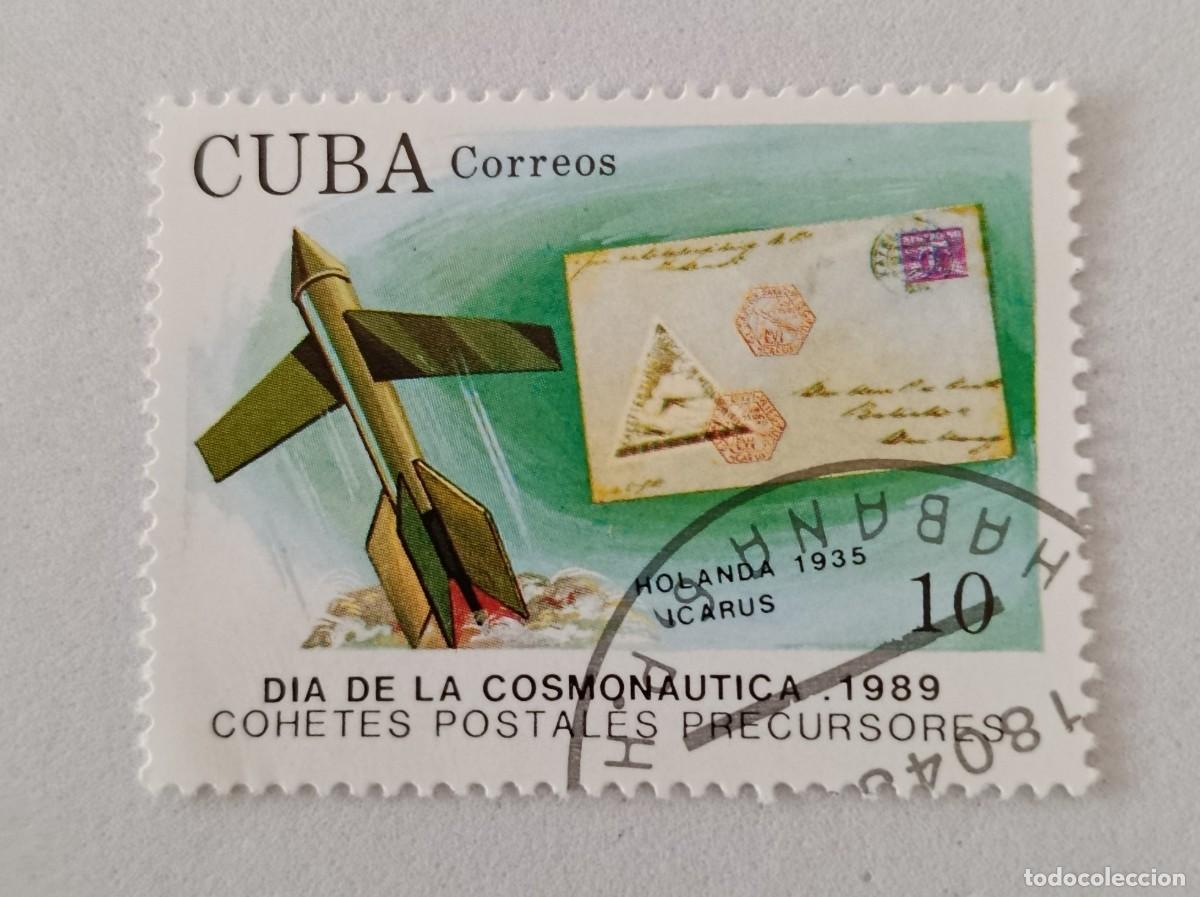 Sellos: Sellos Cuba 1989, D&iacute;a de la Cosmon&aacute;utica. edifil 3441