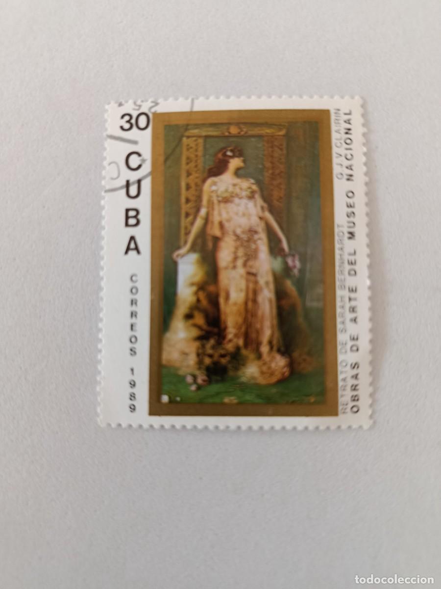 Sellos: Sellos Cuba 1989, Obras de Arte del Museo Nacional. edifil 3499