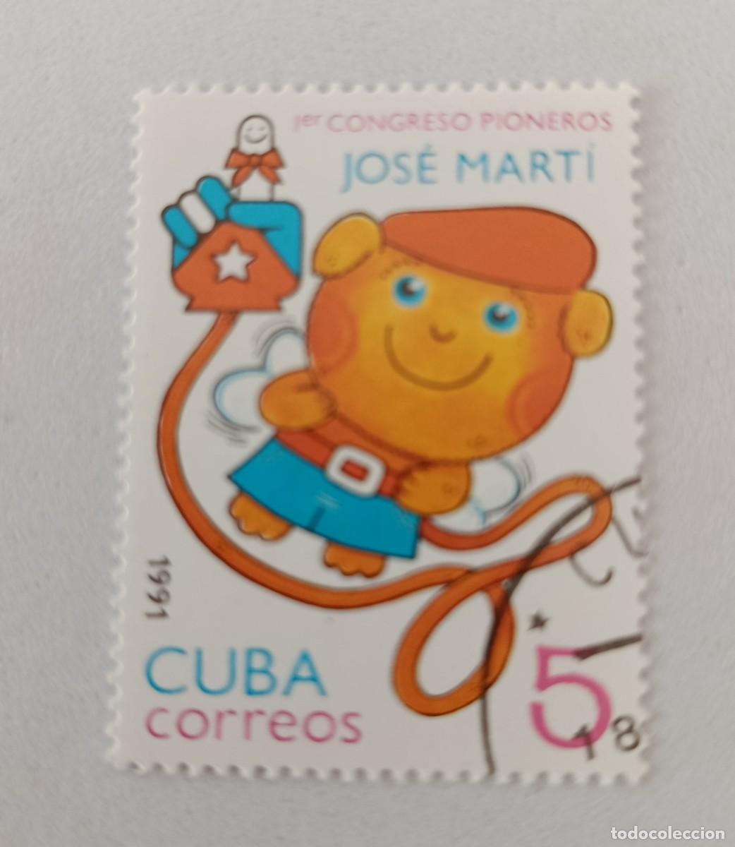 Sellos: Sellos Cuba 1991, I Congreso de la Organizaci&oacute;n de pioneros &rdquo;Jos&eacute; Mart&iacute;&rdquo;. edifil 3700