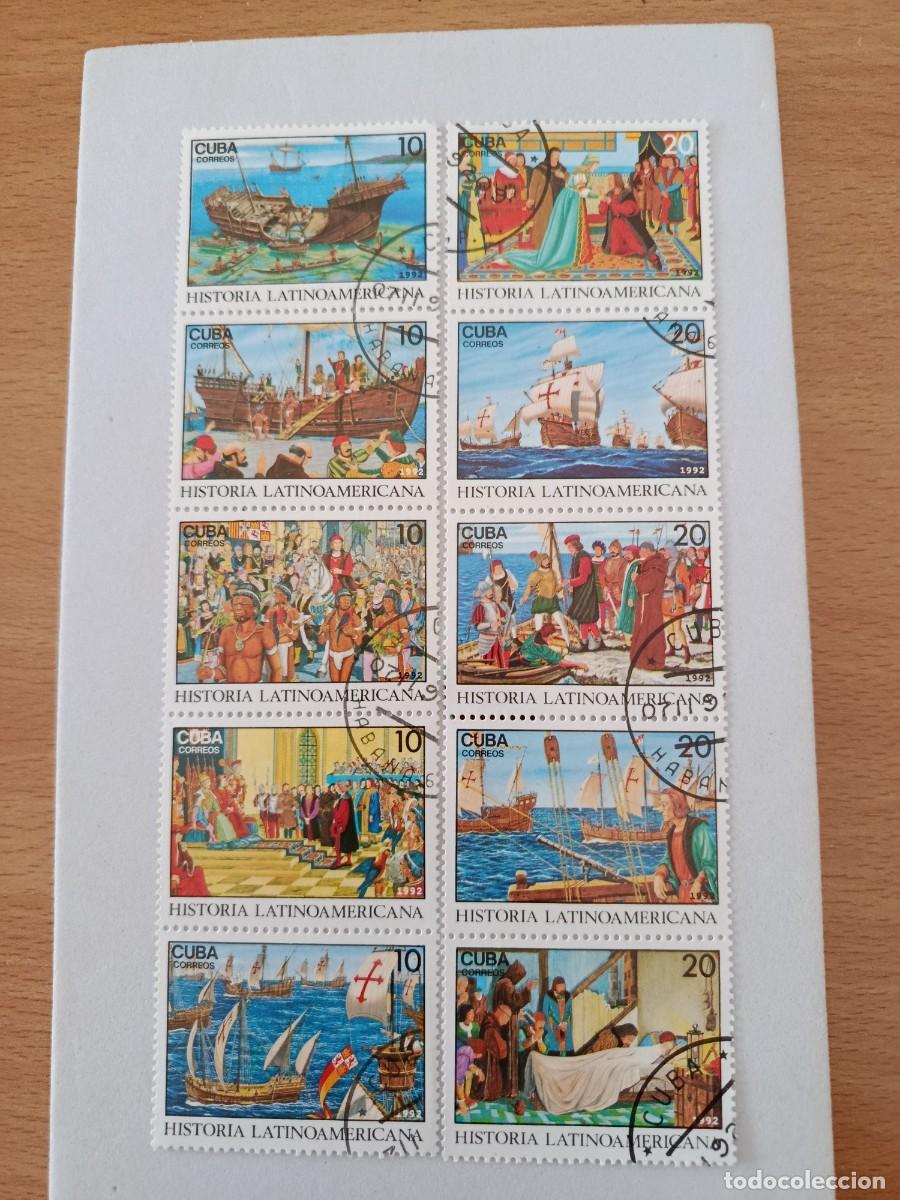 Sellos: Sellos Cuba 1992, Historia Latinoamericana.