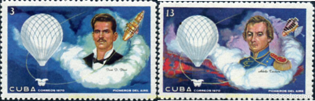 Sellos: 364434 MNH CUBA 1970 PIONEROS DE LA AVIACION