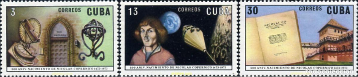 Sellos: 363978 MNH CUBA 1973 500 ANIVERSARIO DEL NACIMIENTO DE NICOLAS COPERNIC