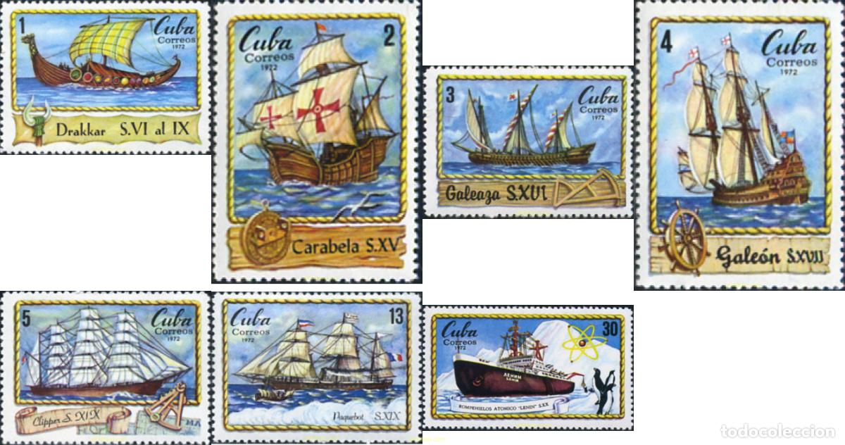 Sellos: 367622 MNH CUBA 1972 BARCOS