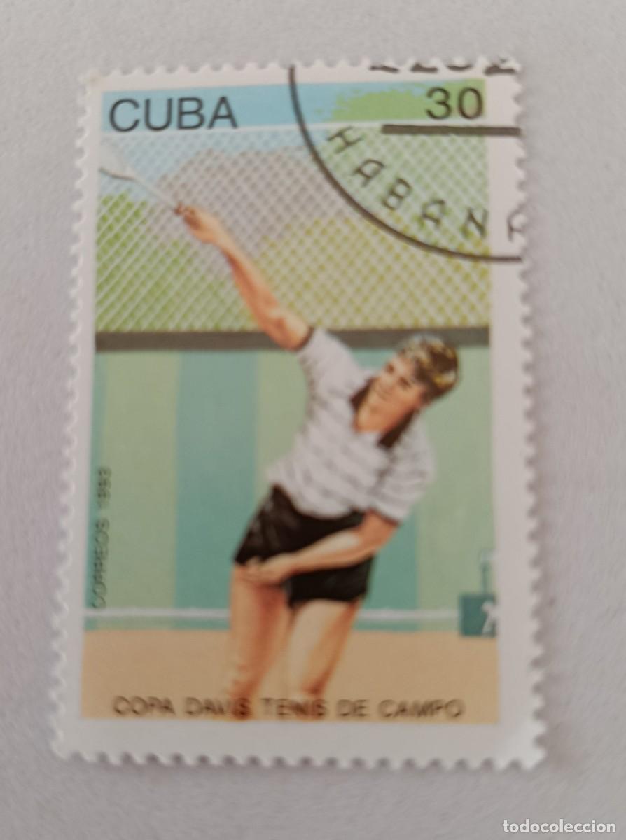 Sellos: Sellos Cuba 1993, Copa Davis de tenis, edifil 3816