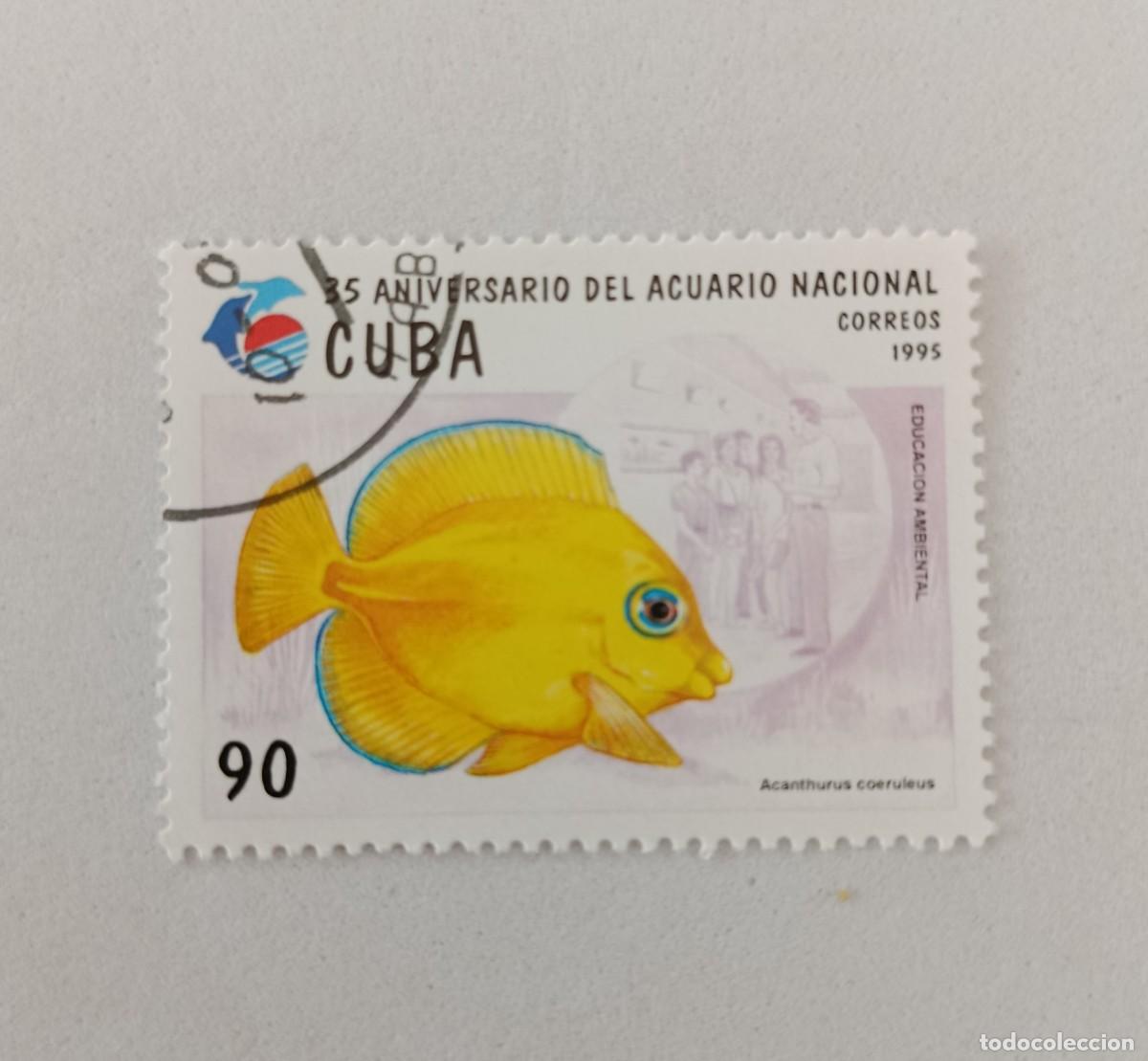 Sellos: Sellos Cuba 1995, 35 Aniversario del acuario Nacional, edifil 3975