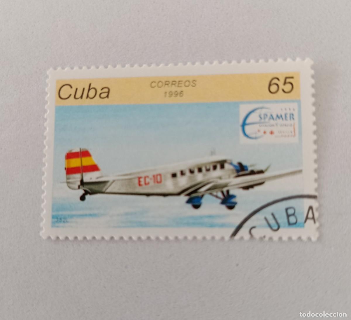 Sellos: Sellos Cuba 1996, ESPAMER 96, Exposici&oacute;n Filat&eacute;lica Mundial, edifil 4065