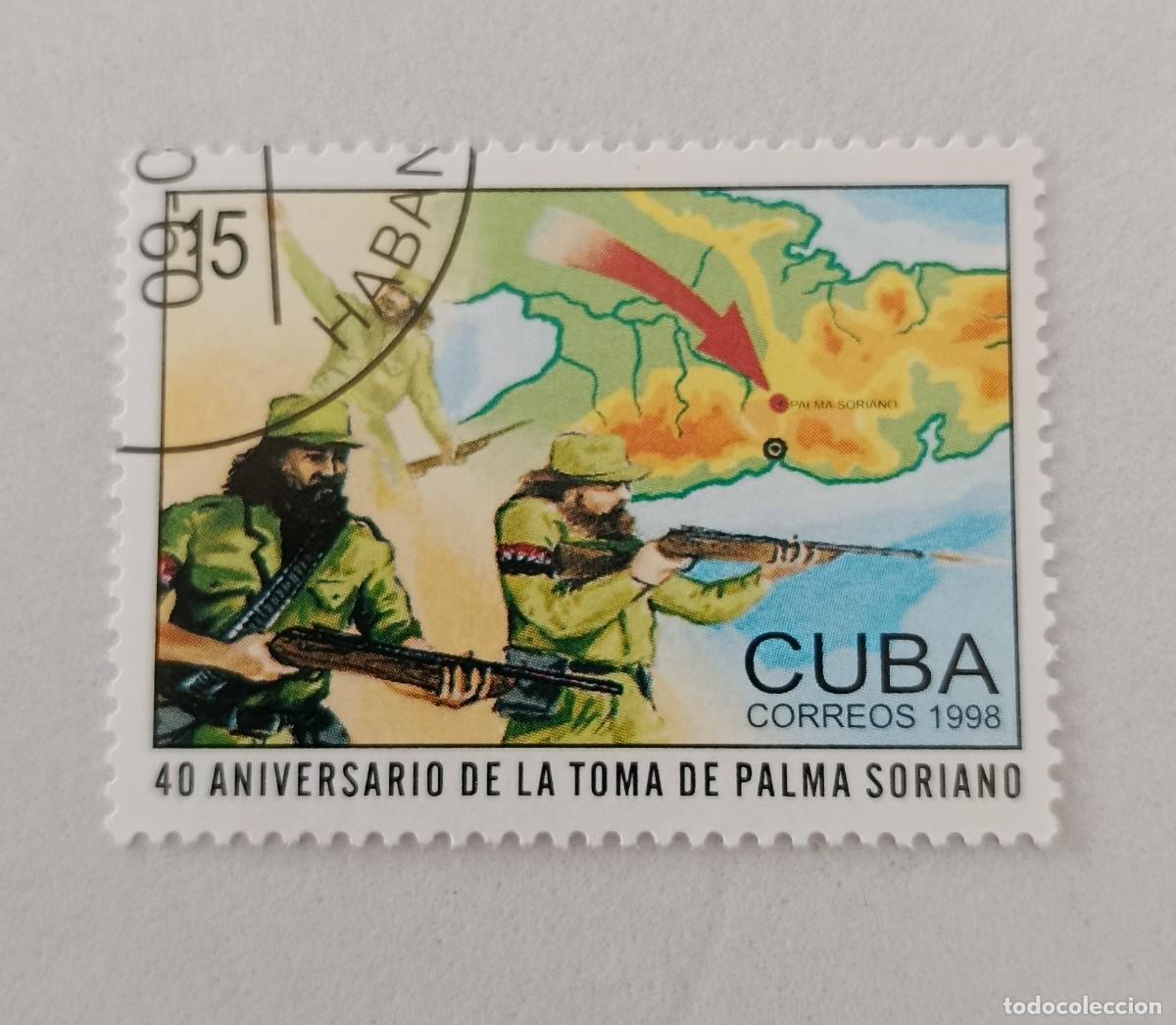 Sellos: Sellos Cuba 1998, 40 aniversario de la toma de Palma Soriano, edifil 4323