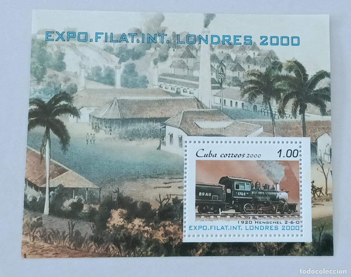 Sellos: Sellos Cuba 2000, Exposici&oacute;n Filat&eacute;lica Mundial. Londres 2000. edifil 4421