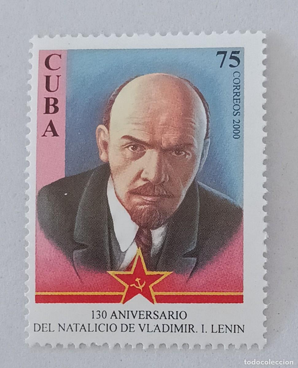 Sellos: Sellos Cuba 2000, 130 aniversario del natalicia de Vladimir Llich, edifil 4411