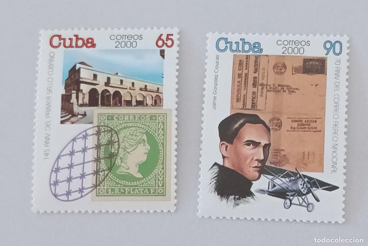 Sellos: Sellos Cuba 2000, D&iacute;a del Sello, edifil 4412/4413