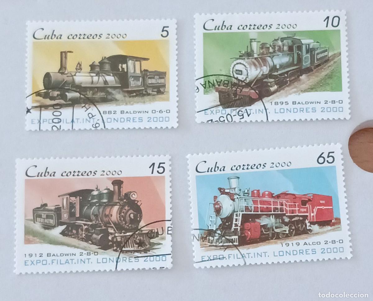 Sellos: Sellos Cuba 2000, Exposici&oacute;n Filat&eacute;lica Mundial LONDRES 2000, edifil 4416/4419