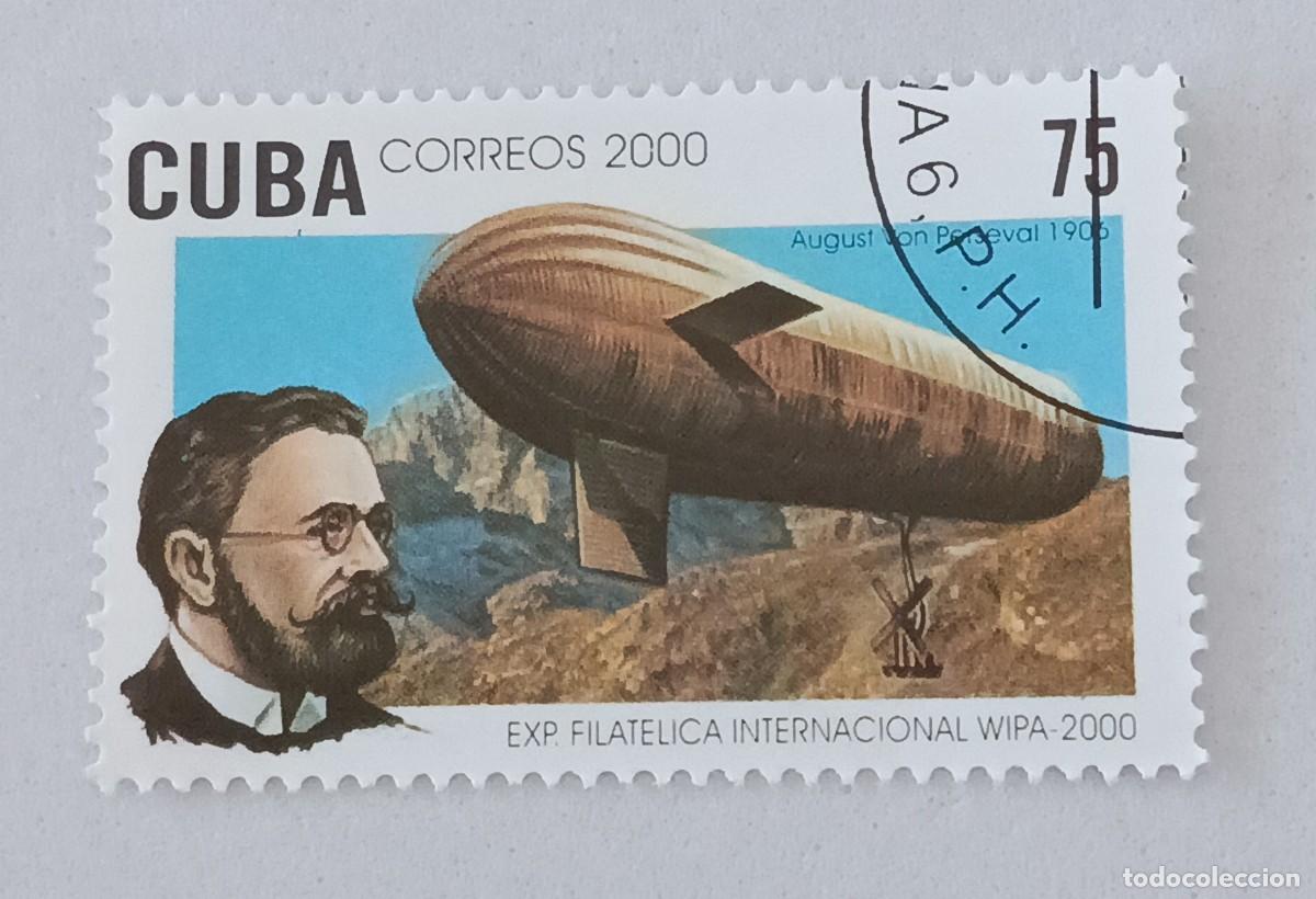 Sellos: Sellos Cuba 2000, Exposici&oacute;n Filat&eacute;lica Internacional WIPA 2000 Aeronautas. edifil 4426