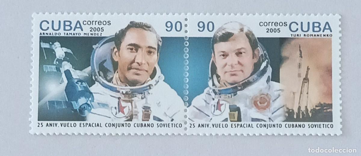 Sellos: Sellos Cuba 2005, 25 aniversario del vuelo Cubano-Sovi&eacute;tico. edifil 48/67/4868