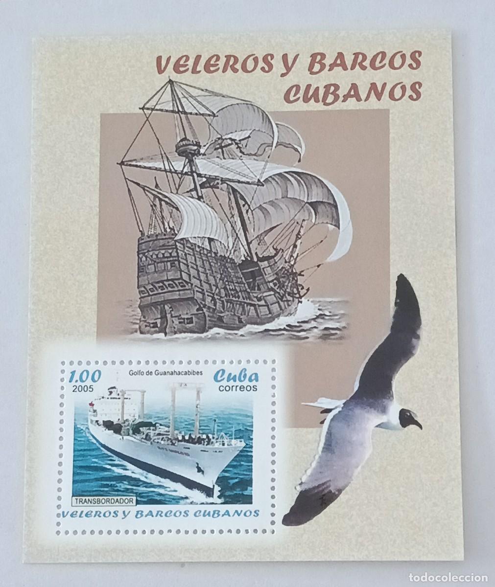Sellos: Sellos Cuba 2005, Veleros y barcos cubanos, edifil 4845