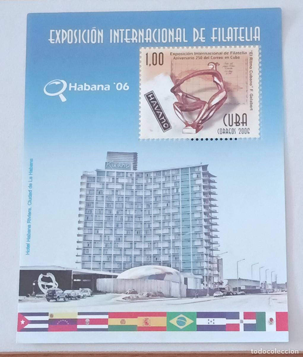 Sellos: Sellos Cuba 2006, Exposici&oacute;n Internacional de Filatelia Habana&acute;06. edifil 4927