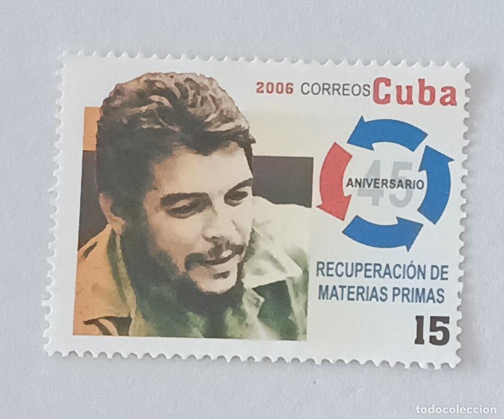 Sellos: Sellos Cuba 2006, 45 aniversario de la recuperaci&oacute;n de materias primas. edifil 4978.