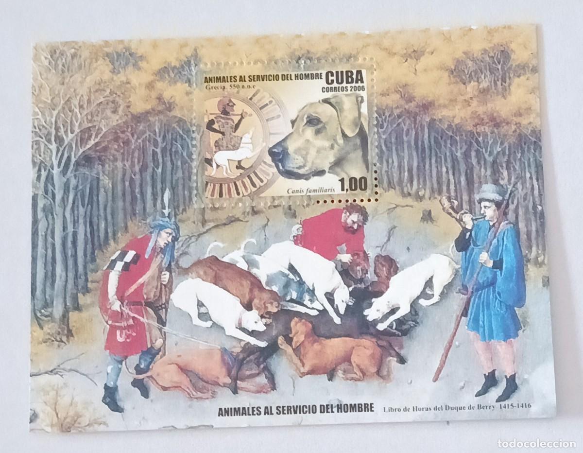 Sellos: Sellos Cuba 2006, Animales al servicio del Hombre. edifil 4996