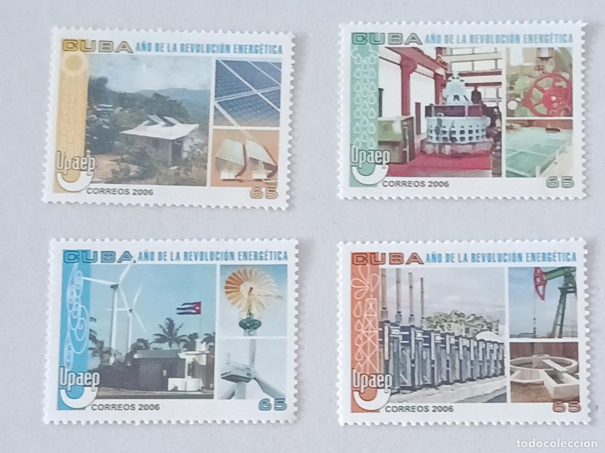 Sellos: Sellos Cuba 2006, UPAER. A&ntilde;o de la Revoluci&oacute;n Energ&eacute;tica. edifil 4997/5000