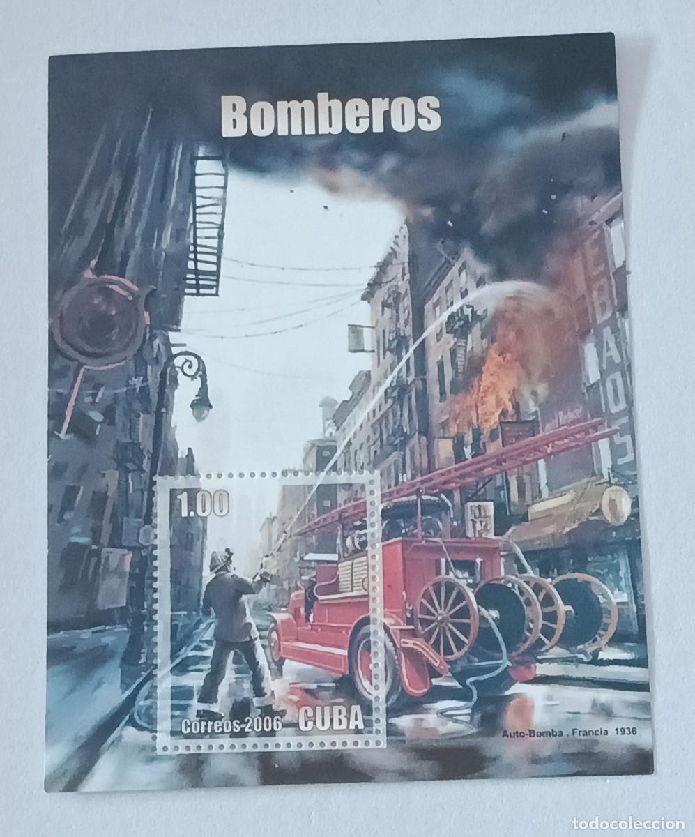 Sellos: Sellos Cuba 2006, Veh&iacute;culos de Bomberos. edifil 5018