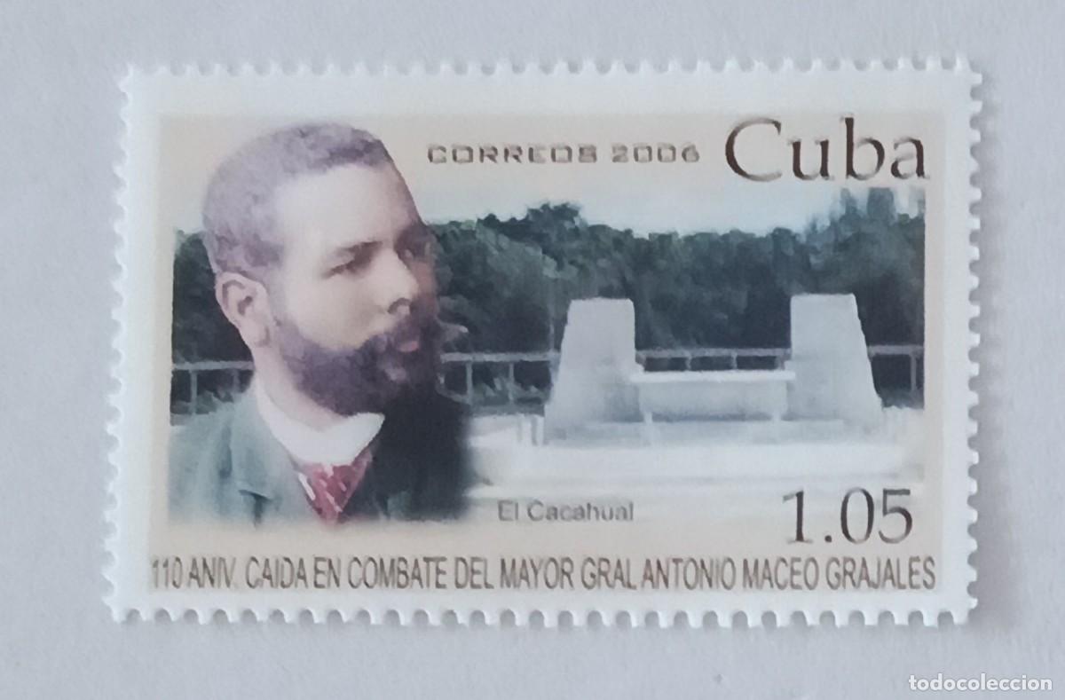 Sellos: Sellos Cuba 2006, 110 aniversario de la muerte del General Antonio Maceo Grajales, edifil 5023
