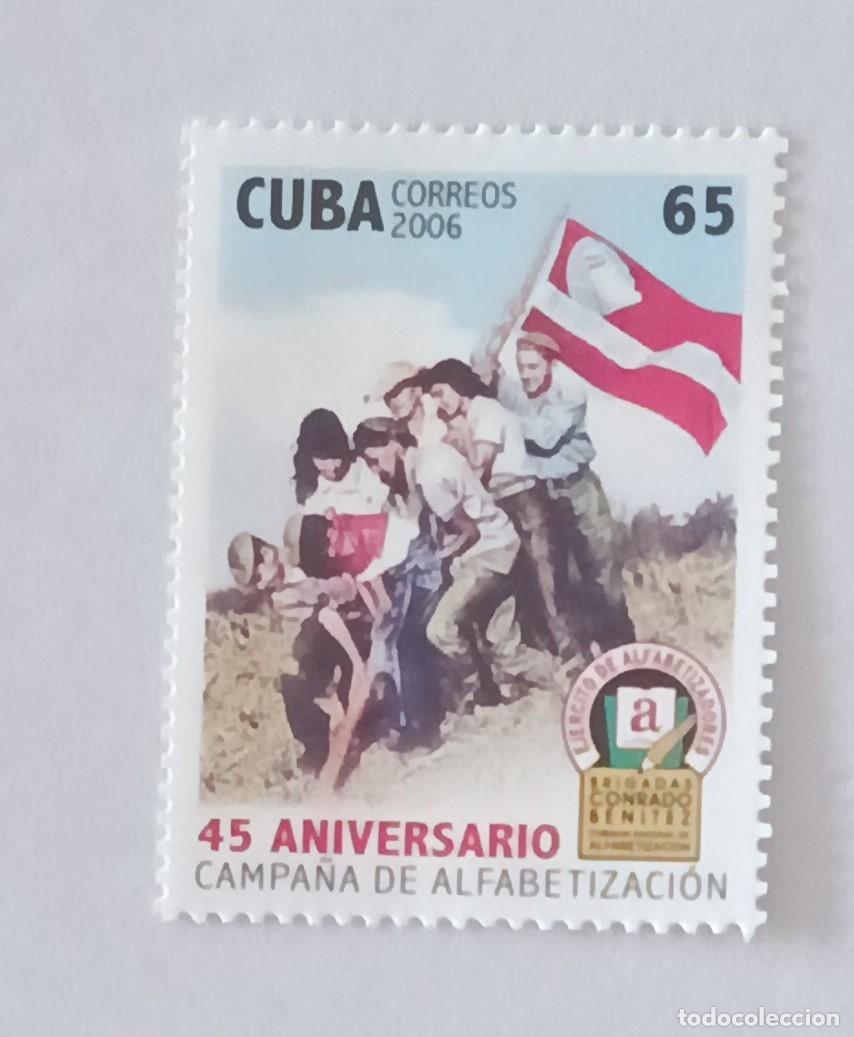 Sellos: Sellos Cuba 2006, 45 aniversario de la Campa&ntilde;a de Alfabetizaci&oacute;n. edifil 5026