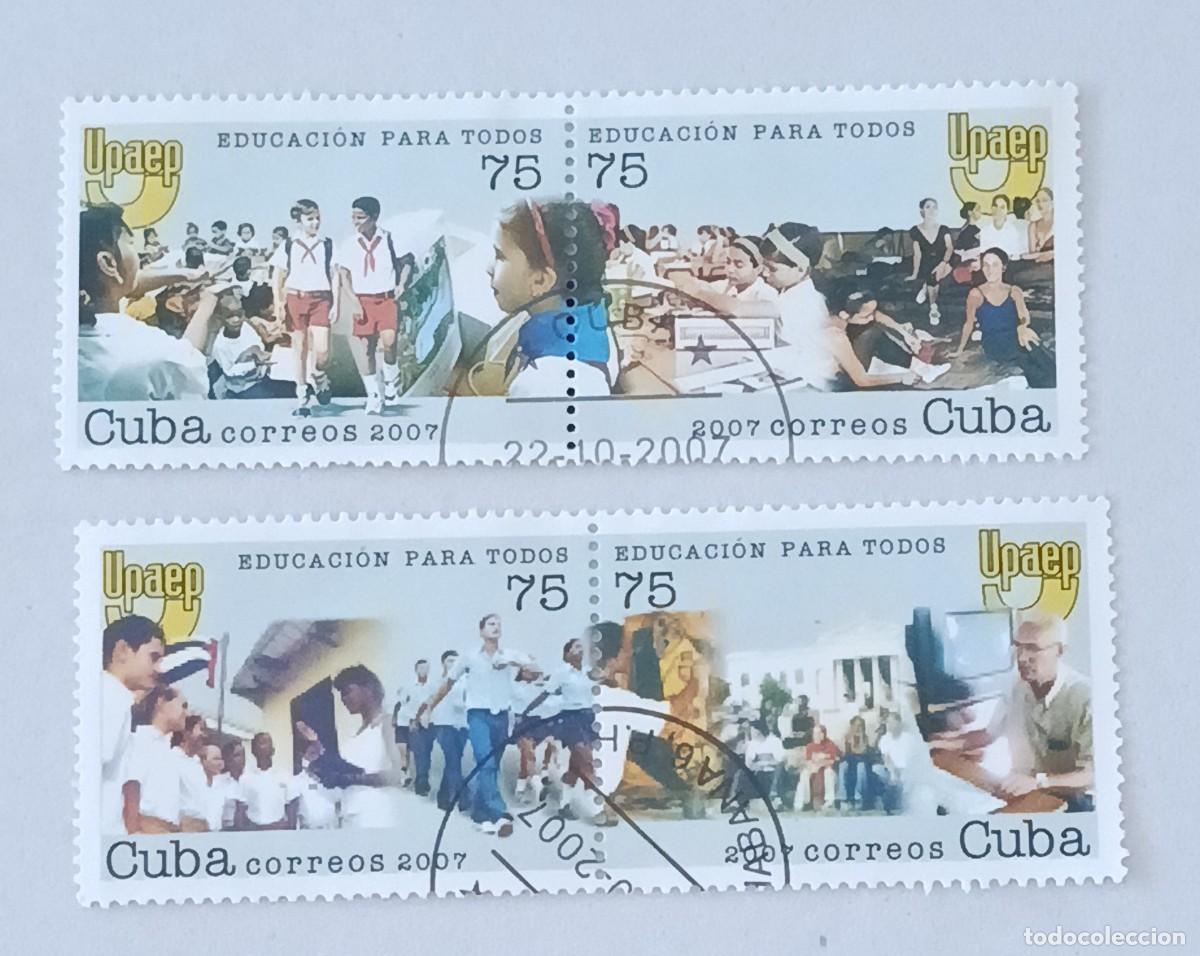 Sellos: Sellos Cuba 2007. AMERICA UPAEP. Educaci&oacute;n para todos. edifil 5132/5135