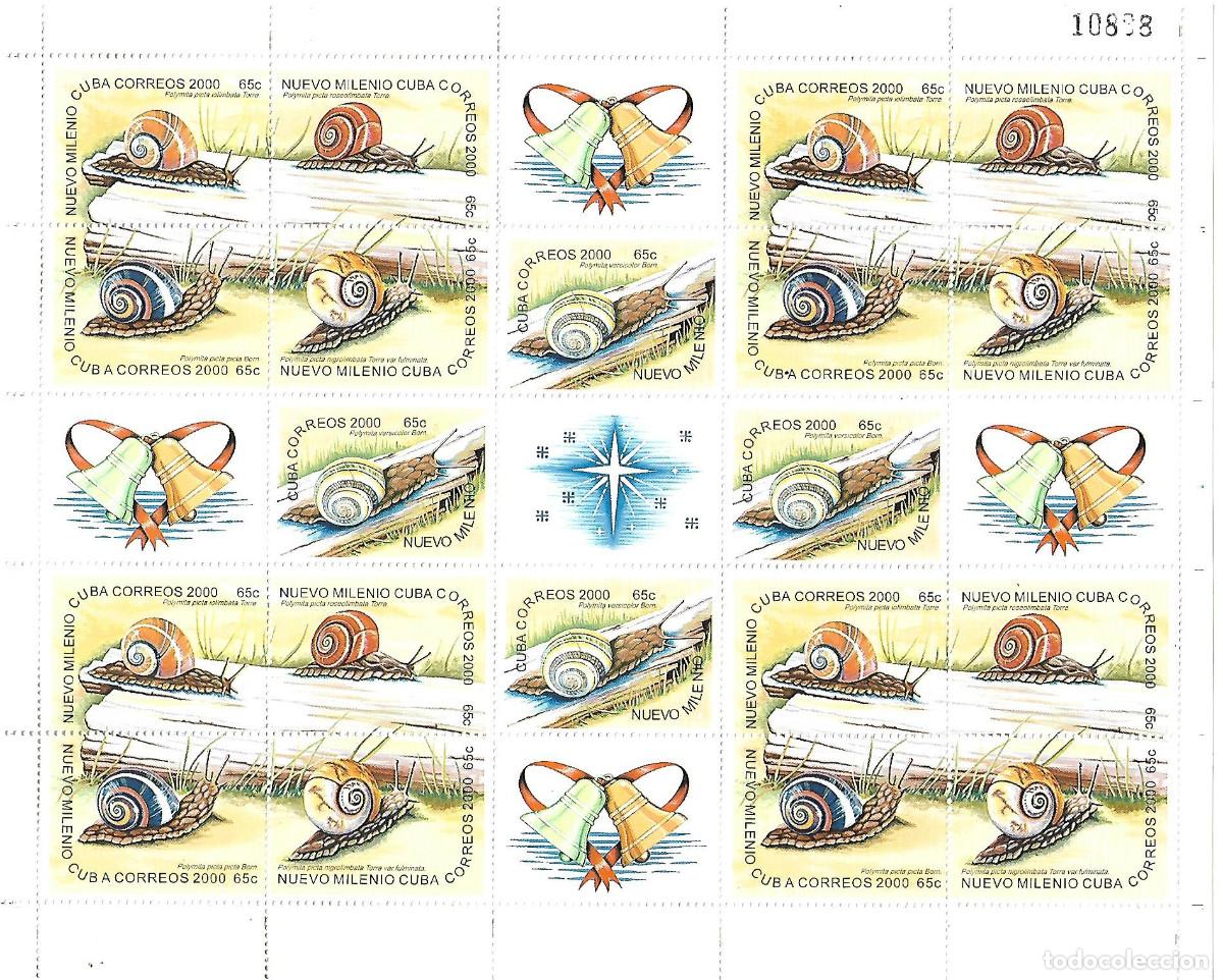 Sellos: CUBA GRAN SERIE NUEVA COMPLETA DE NAVIDAD EN PLIEGO A&Ntilde;O 2000 N&ordm; 3907-3911 PERFECTO ESTADO