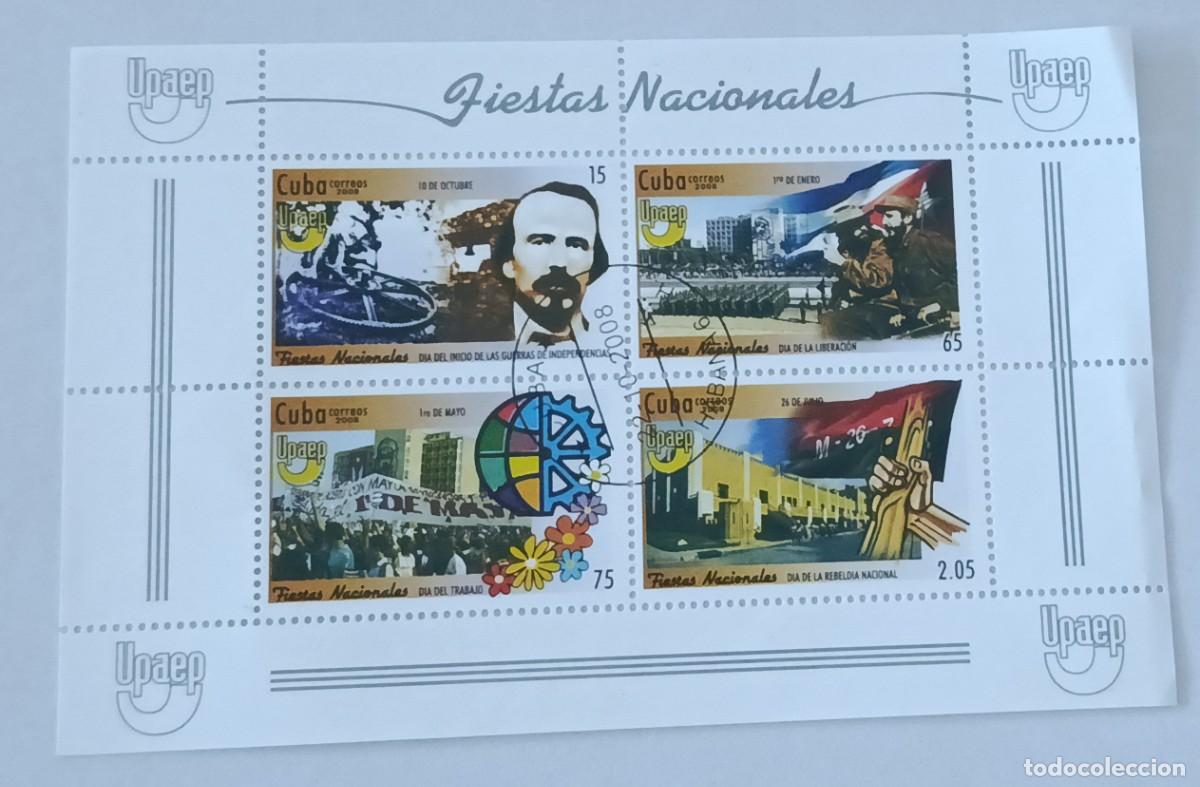 Sellos: Sellos Cuba 2008, AMERICA-UPAEP, Fiestas Nacionales. edifil 5276
