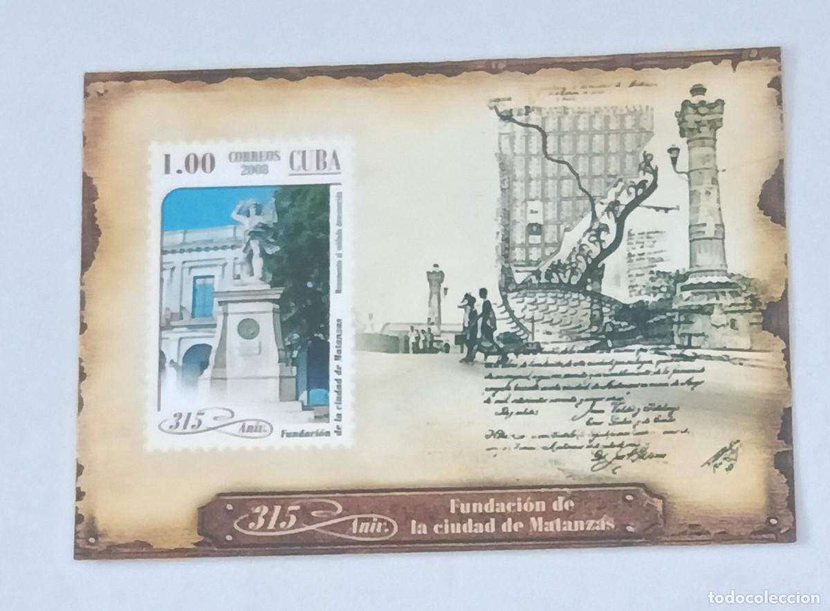 Sellos: Sellos Cuba 2008, 315 aniversario de la ciudad de Matanzas. edifil 5283