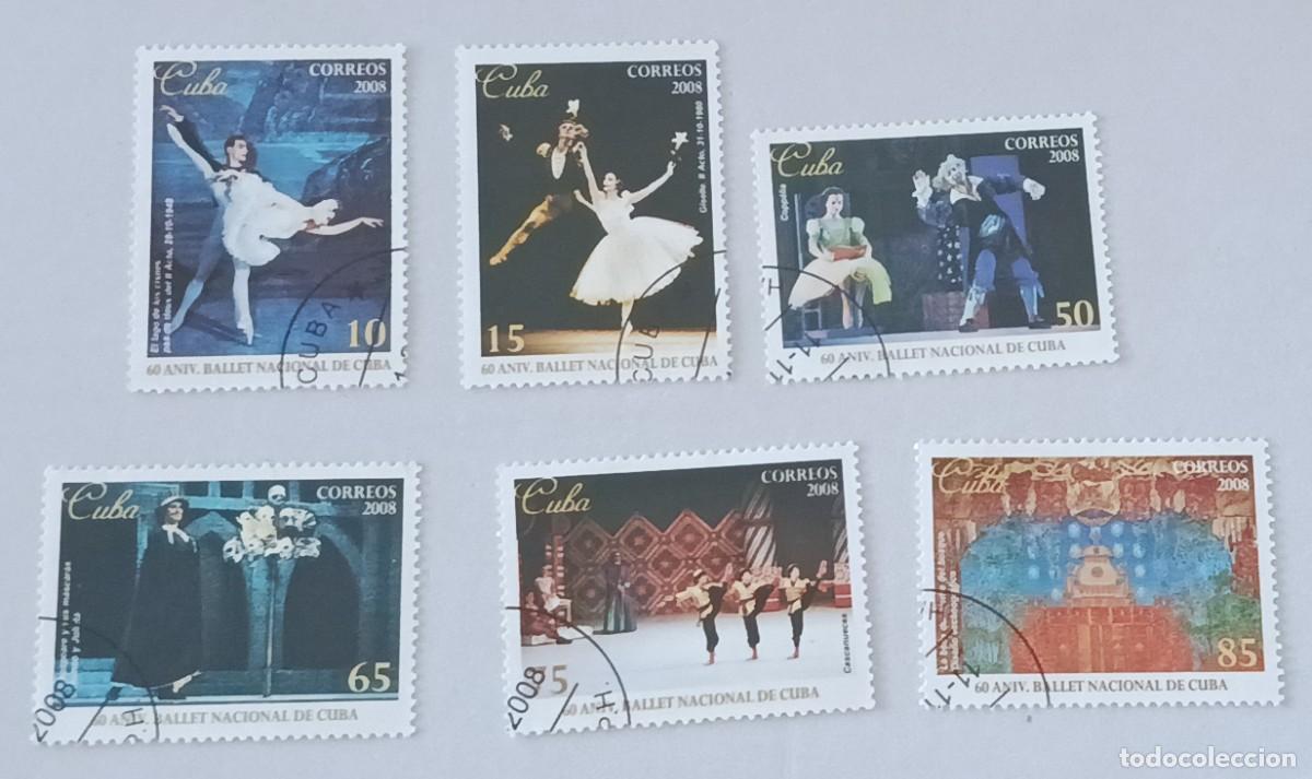 Sellos: Sellos Cuba 2008, 60 aniversario del Ballet Nacional de Cuba edifil 5289/5294