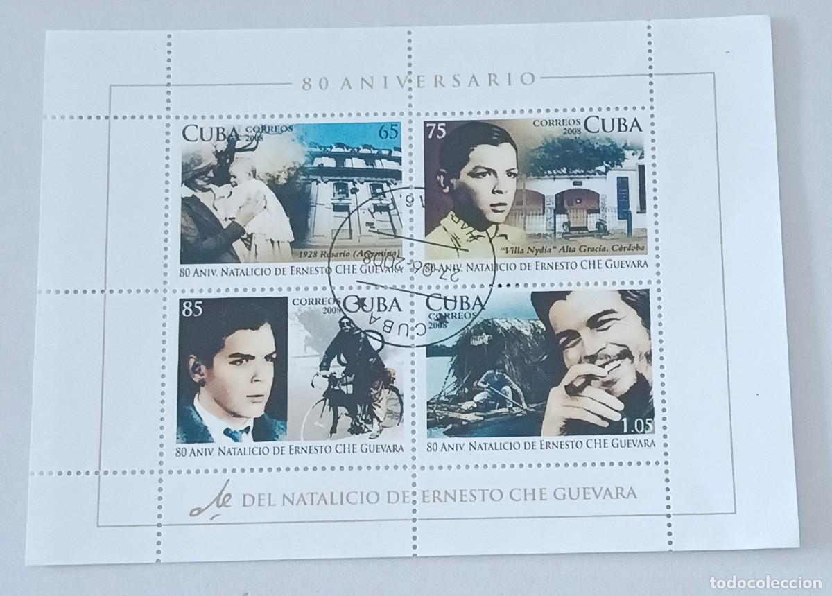 Sellos: Sellos Cuba 2008, 50aniversario del natalicio de Ernesto Che Guevara. edifil 5239