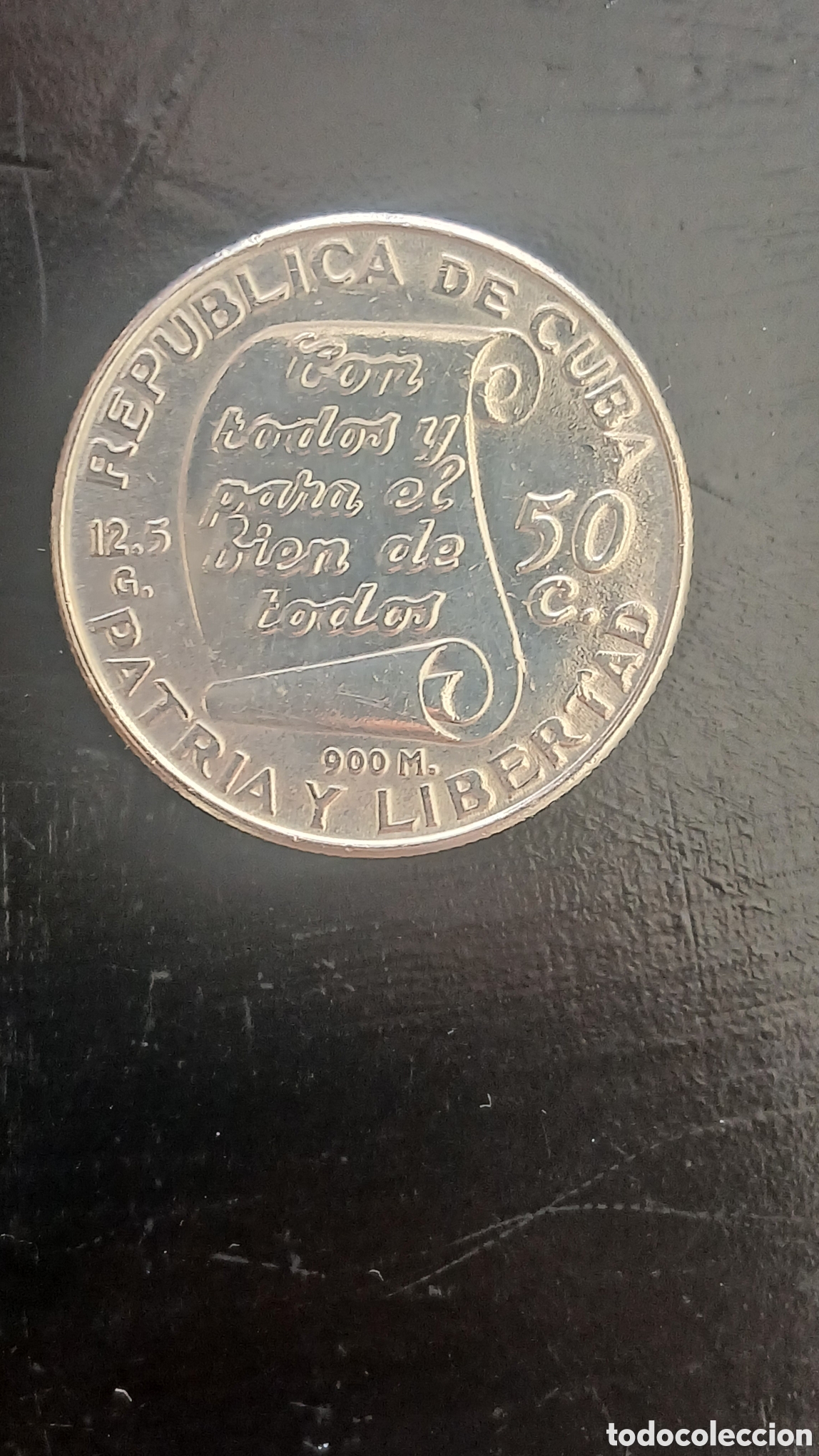 Sellos: 50 Centavos Cuba 1953 Jos&eacute; Mart&iacute; Plata 900 Centenario