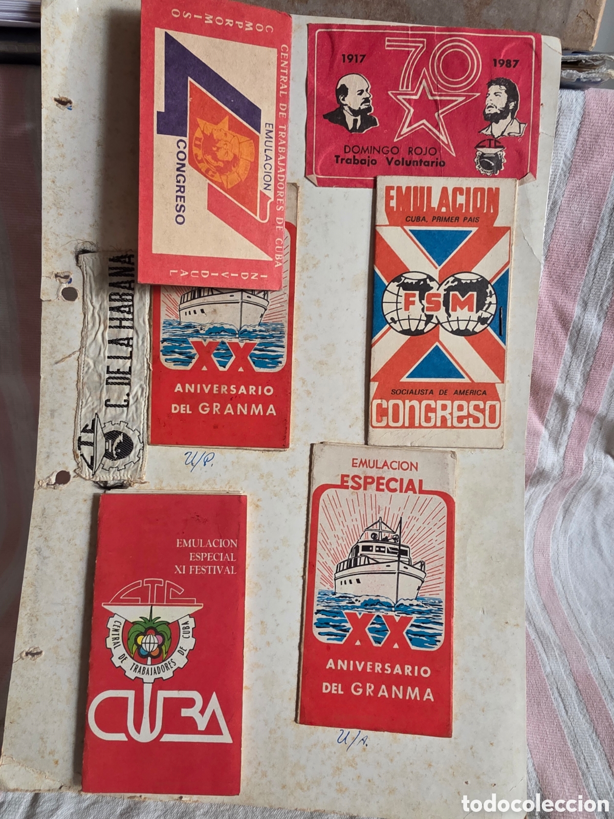 Sellos: COLECCI&Oacute;N DE CARNETS DE EMULACI&Oacute;N EN CUBA A&Ntilde;OS 70/80