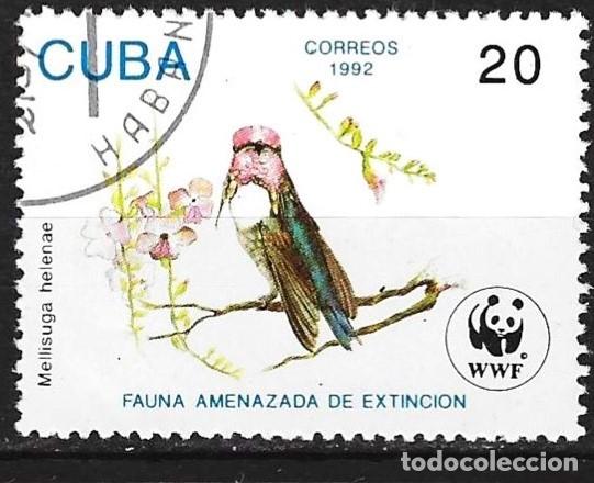 Sellos: Cuba 1992 - Mi 3591 - YT 3226 - Ave : Colibri