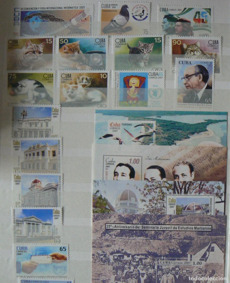 Sellos: CUBA - 2007 - A&Ntilde;O COMPLETO - MNH - Foto 6