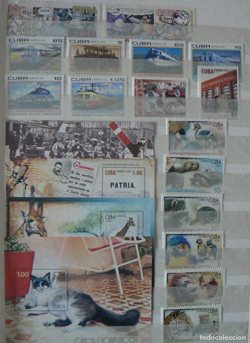 Sellos: CUBA - 2007 - A&Ntilde;O COMPLETO - MNH - Foto 7