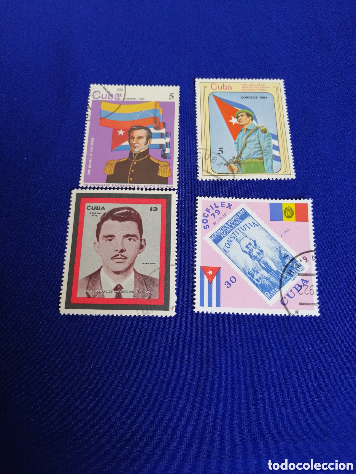 Sellos: CUBA LOTE SELLOS USADOS MATASELLADO