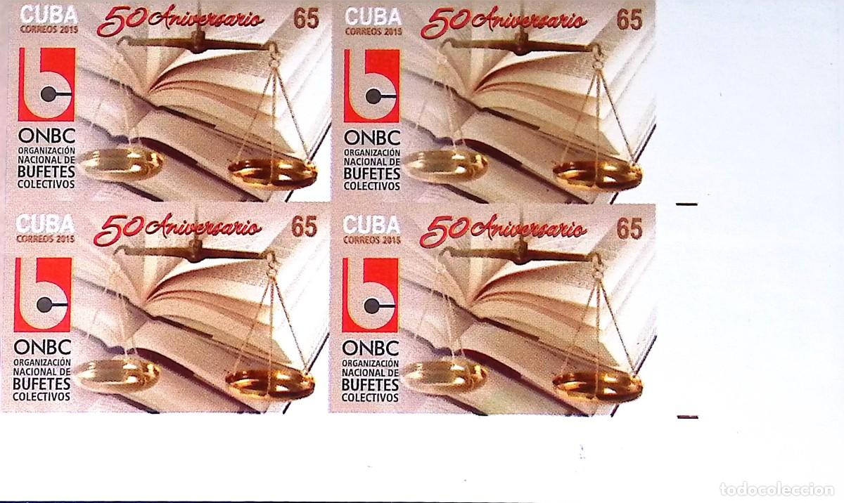 Sellos: MI) 2015 CUBA, DIE PROOF, COMMEMORATIVE ISSUE FOR THE 50TH ANNIVERSARY OF THE NATIONAL ORGANIZATION