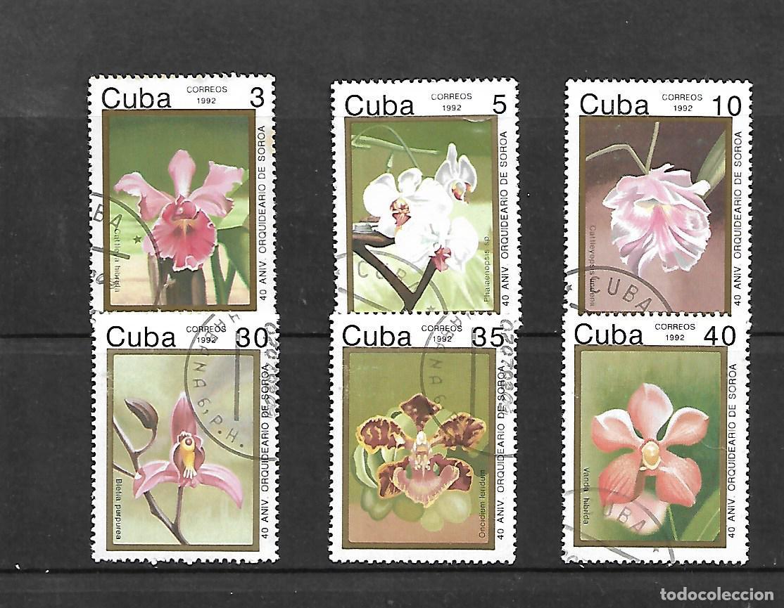 Sellos: SERIE COMPLETA DE CUBA MATASELLADA 1992
