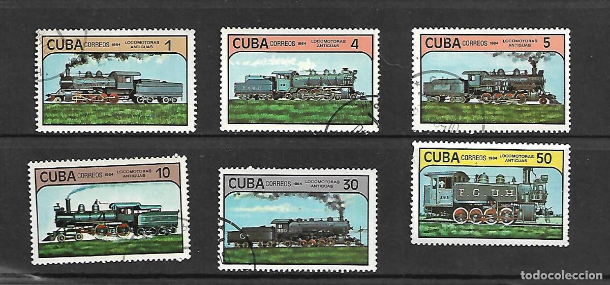 Sellos: SERIE COMPLETA DE CUBA MATASELLADA 1984