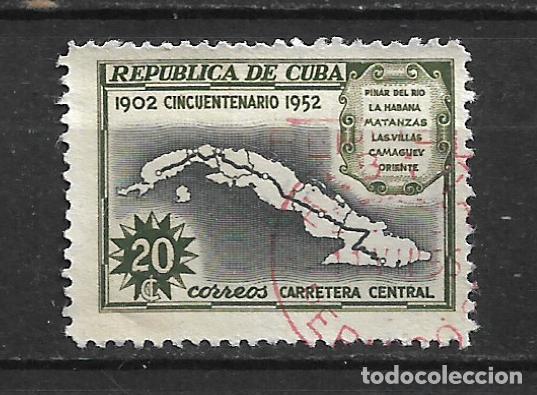 Sellos: cuba 1952 sello usado - 19/48