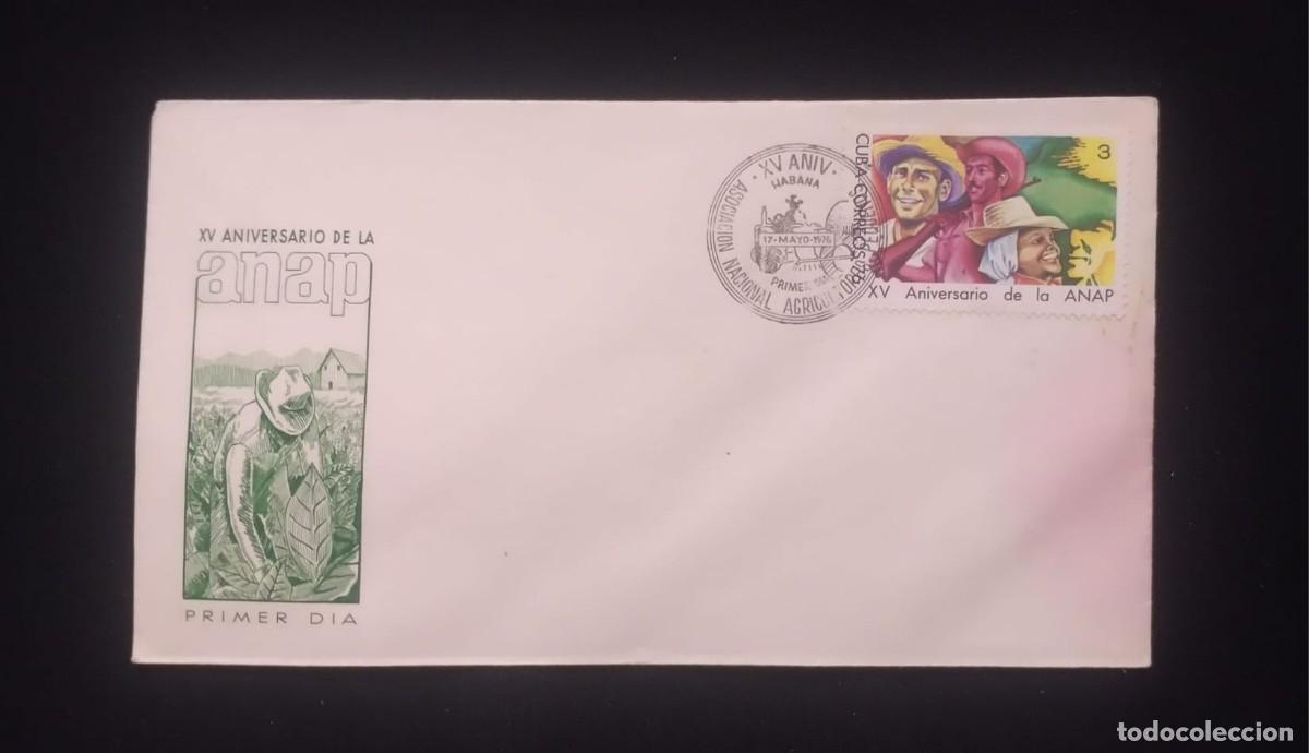Sellos: TS) 1976 CUBA, FDC,15TH ANNIVERSARY OF ANAP, VF.