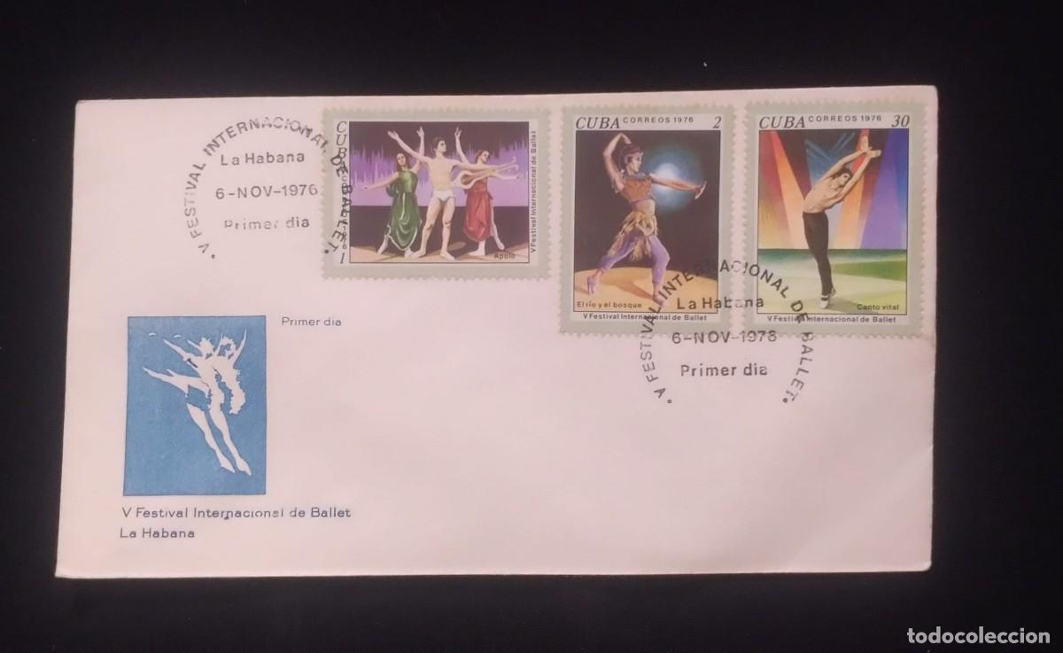 Sellos: TS) 1978 CUBA, FDC,5TH INTERNATIONAL BALLET FESTIVAL IN HAVANA STAMPS,XF.