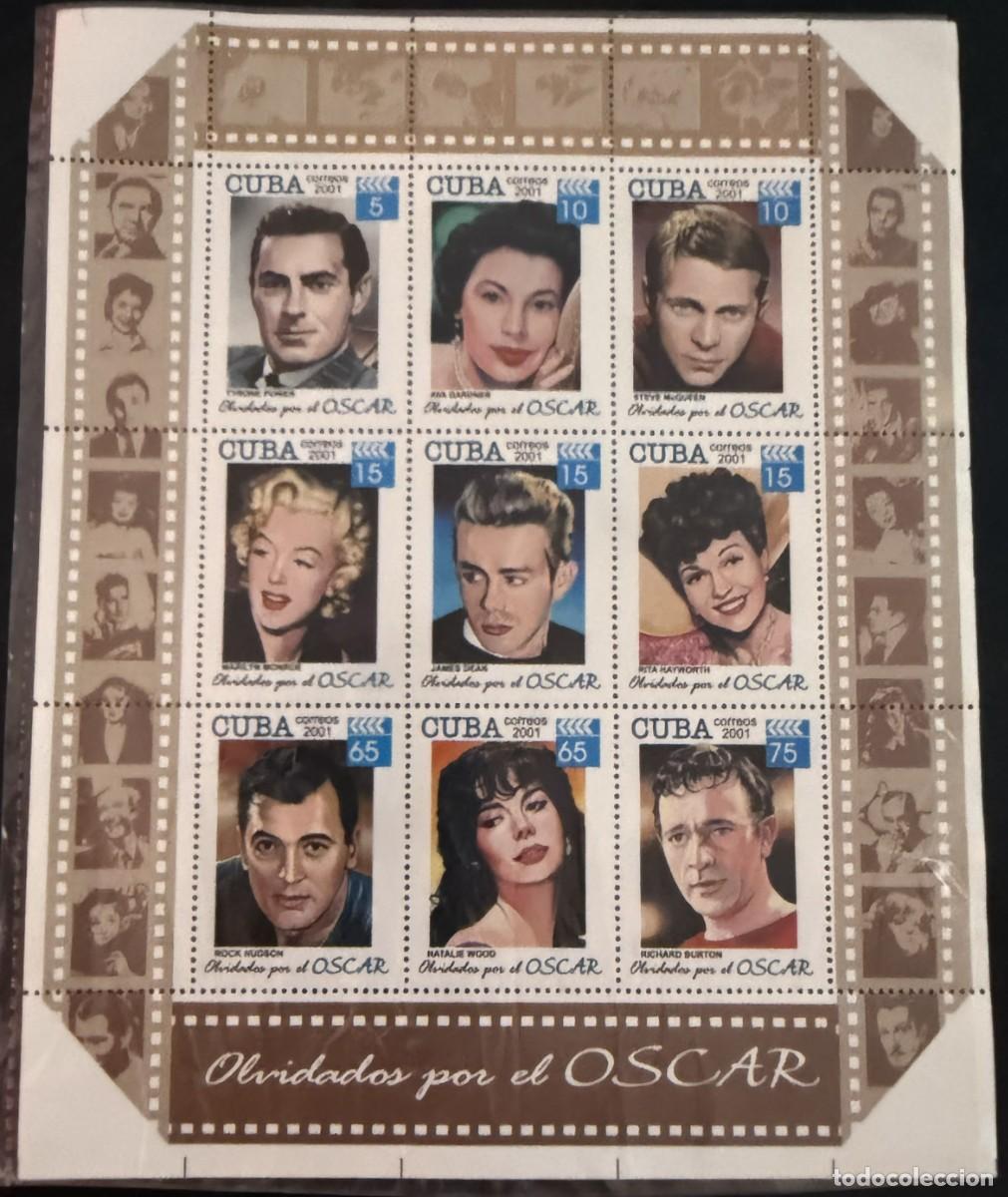 Sellos: OTEN183, CUBA, 2013, OLVIDADOS POR EL OSCAR, H.B. 169 , HOJA-BLOQUE NUEVA