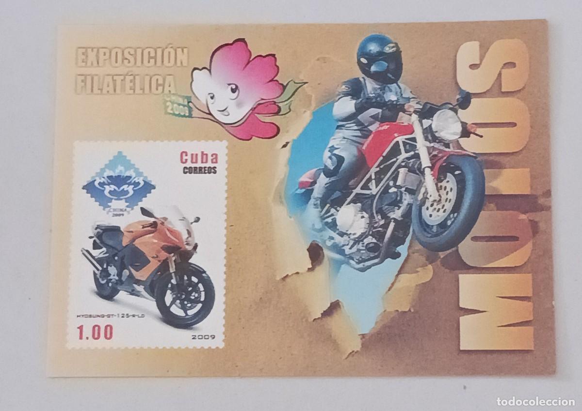 Sellos: Sellos Cuba 2009 Exposici&oacute;n Filat&eacute;lica Mundial &rdquo;China 2009&rdquo; Motos Edifil 5395