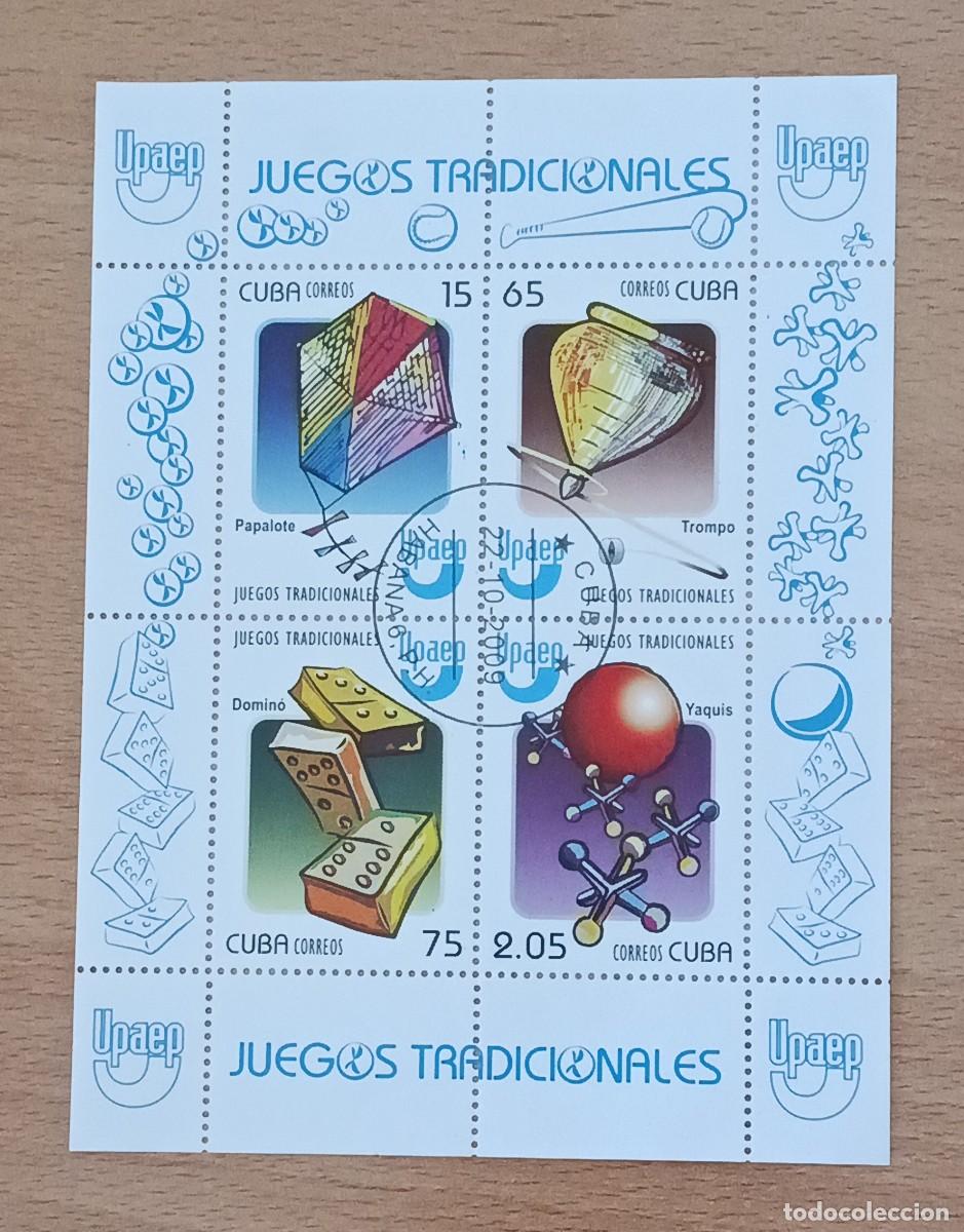 Sellos: Sellos Cuba 2009 Am&eacute;rica UPAEP Juegos tradicionales. Edifil 5462