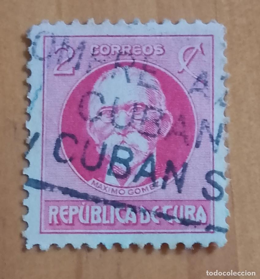 Sellos: REP&Uacute;BLICA DE CUBA - V/F 2 - A&Ntilde;O 1917, M&Aacute;XIMO G&Oacute;MEZ