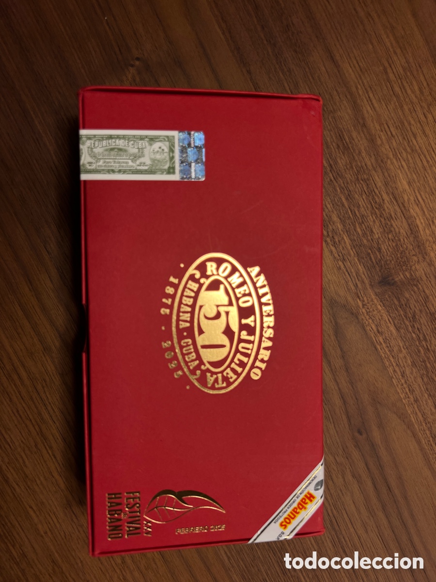 Sellos: Caja de colecci&oacute;n Romeo y Julieta &ndash; Festival del Habano, La Habana (Cuba).